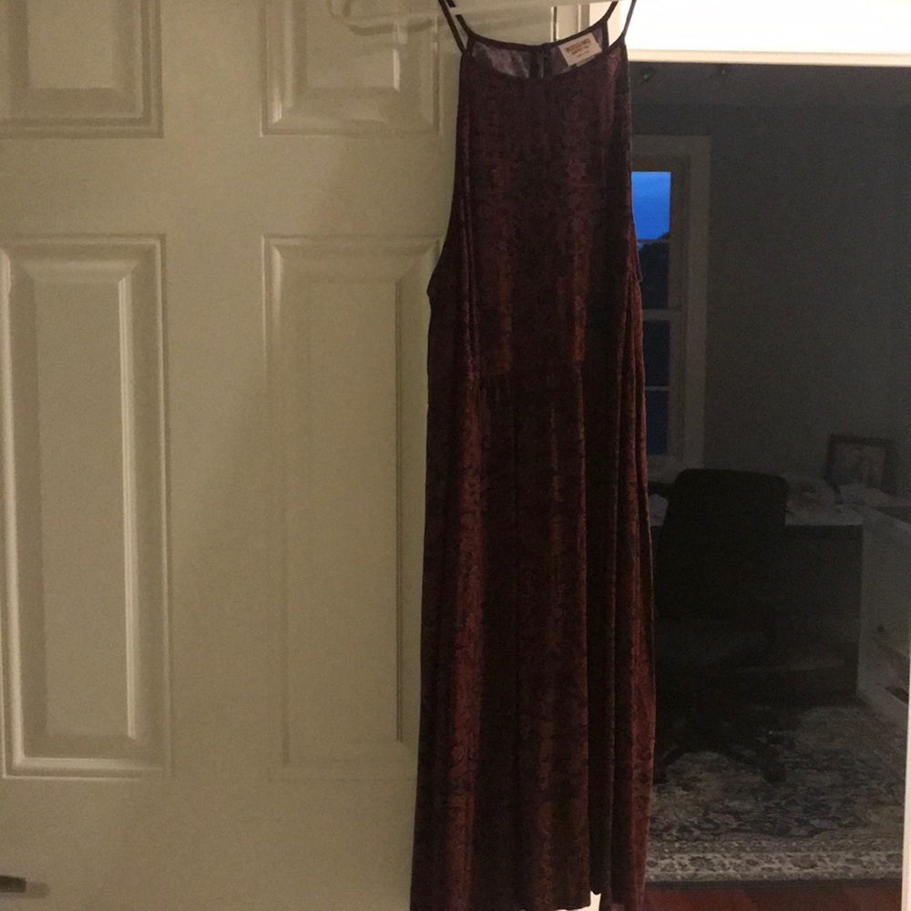 Maroon Summer Dress